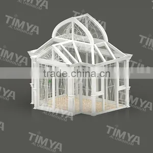 2015 China Aluminum Sunroom Designs Commercial Greenhouse for Sale thumbnail-2