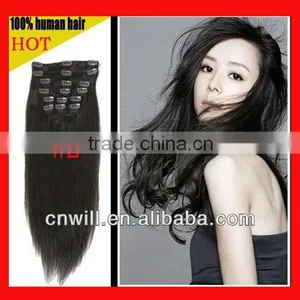 26 Inch Human Hair Remy Clip in Hair Extensions thumbnail-5
