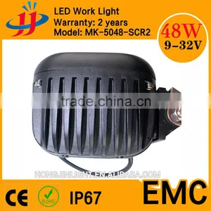 China Best Selling Magnetic Led Work Light Square 4x4 48w Offroad Led Working Light With Cheap Price thumbnail-5
