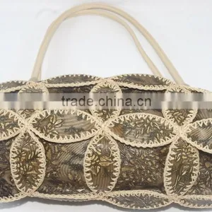 Tote Bags Made in China 2016 Top Sale Ladies Fancy Style Crochet Design Very Good Hand Feeling thumbnail-2