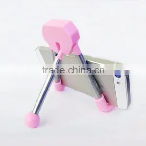 Desktop Fold Metal Tablet Stand Holders For Huawei OPPO Xiaomi Tablet PC Stand Mini Adjustable Phones Holder thumbnail-2