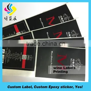 Lowest Cost Waterproof Vcector Wine Label Redlabel Led Sticker for Bottle thumbnail-2