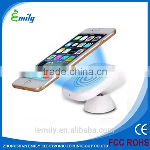 Universal Car Qi Wireless Charger 5w Wireless Charging Pad Wireless Transmitter Car Charger For Iphone thumbnail-2