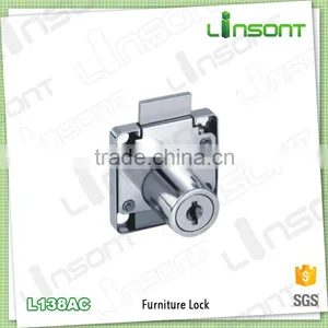 Made in China Zinc Alloy Hotel Door Lock System Restoration Hardware Furniture Drawer Locks thumbnail-1