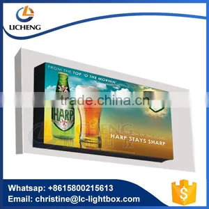 Outdoor Wall Hanging Led Scrolling Light Box With Single Side 8 Poster Advertising thumbnail-5