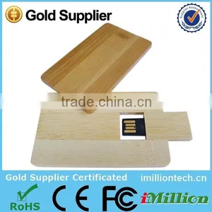 Card Type Usb Flash Drive,full Color Logo Credit Card Wood Usb thumbnail-1