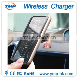 360 Rotating Magnetic Car Stand Holder Qi Car Wireless Charger thumbnail-5