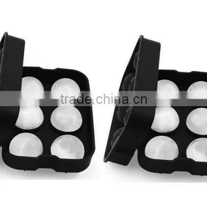 Food Grade Silicone Ice Ball Mold 6 Cavities Ice Cube Tray thumbnail-1