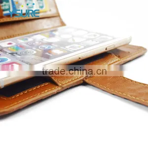 Weave Pattern PU Leather Universal Wallet Phone Case For IPhone 7 thumbnail-4