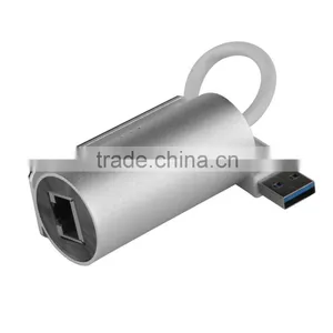 Promotional Aluminm USB 3.0 to RJ45 Gigabit Ethernet LAN Network Adapter thumbnail-2