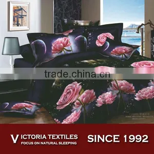 Purple Romantic 3d Printed 100 Cotton Fabric Luxury Home Textiles thumbnail-1