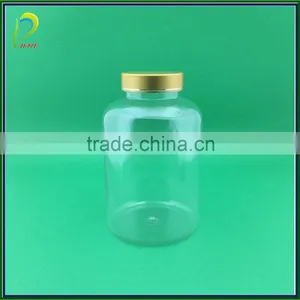 500ml Plastic Bottle 500ml Plastic Jar With Aluminum Lid for Health Food thumbnail-1