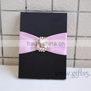 Black Wedding Invitation Boxes Wholesale thumbnail-4