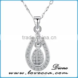 Wholesale New Fashion Designs Angle 925 Sterling Silver Necklace thumbnail-3