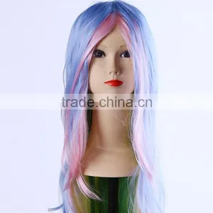 Braid Pull Half Up And Wear With Head Pieces Cosplay Costume Festival Synthetic Wig thumbnail-5