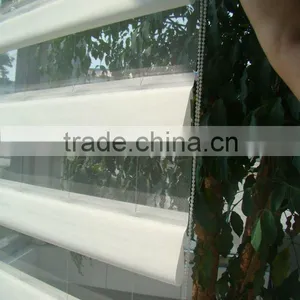 100% Polyester Peacock Blind Fabriv/ Double Layer Blinds / Roman Blinds thumbnail-1