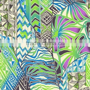 Rayon Printed Fabric 100% Rayon Viscose Woven thumbnail-1
