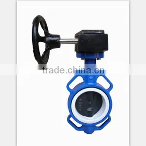 PN16 Rubber Disc DIN Type Butterfly Valve thumbnail-2
