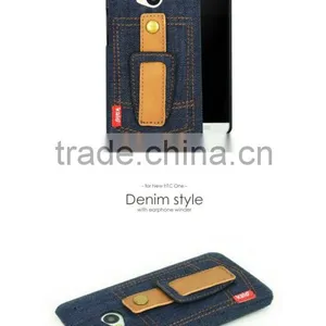 Denim Winder Cases For New HTC ONE Phone Accessory, Mobile Phone Cover thumbnail-4