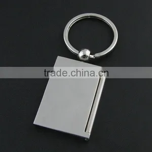 New Rectangle Creative Different Shape Metal Photo Frame Key Chain Ring Keychain thumbnail-2