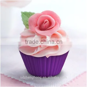 Round Cup Shape DIY Baking Silicone Cake Cup Liners Cupcake Mold thumbnail-6