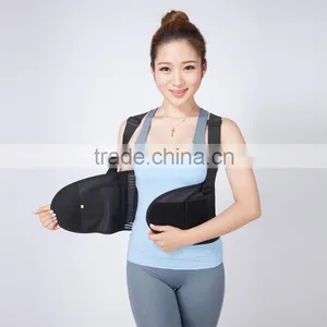 Double Posture Fitness Neoprene Lower Back Support Lumbar Brace Belt thumbnail-4