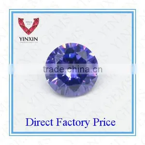 Brilliant Lavender Cubic Zirconia Round Shape 6.00mm CZ thumbnail-2