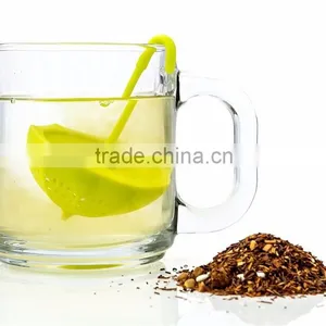 Mini Umbrella Shape Silicone Tea Strainer With Lid thumbnail-4