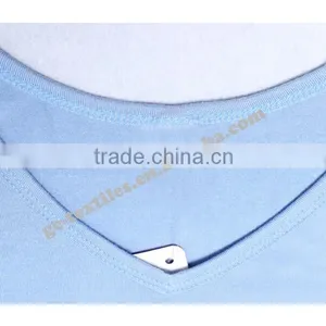 Girl's Slim Style V-neck Short Sleeve T-shirts thumbnail-4