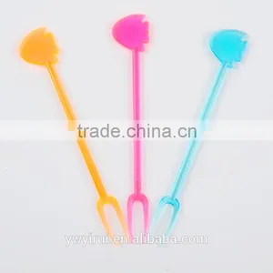 Colorful Plastic Fruit Forks Wholesale thumbnail-3