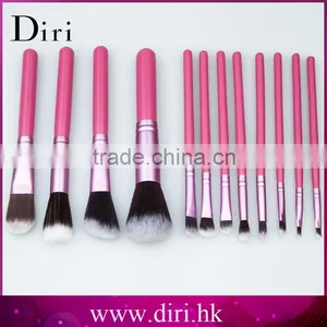 New 12pcs Pink Makeup Brushes Set Cosmetics Make up Maquiagem Beauty Foundation Brush With Holder Case thumbnail-2