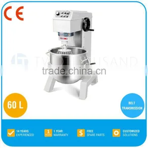 Industrial Bread Dough Mixer - Cheap Price, Belt Transmission, With Guard, CE, B60L thumbnail-1