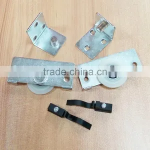 Hot Sales Furniture Wardrobe Sliding Door Roller Fittings for Sliding Wardrobe Closet Door System thumbnail-1