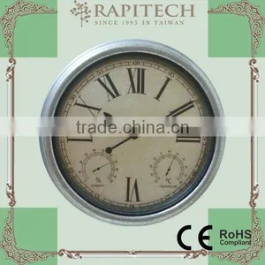 15 Inch 3 In 1 Farm Metal Clock Outdoor Clock thumbnail-1