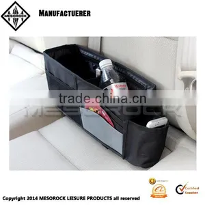Multi-pockets Car Seat Organizer, Black thumbnail-1