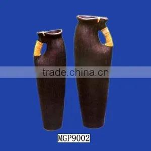 Terracotta Painted Art Clay Vase thumbnail-1