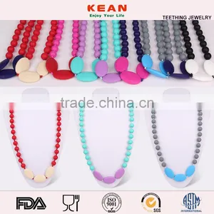 100% Non-Toxic Handmade Cool Jewellery Teething Necklace For Babies thumbnail-2