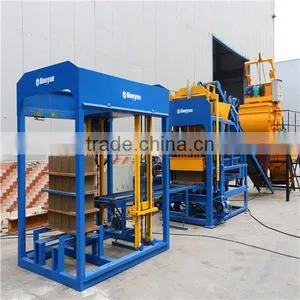 High Capacity QT4-15 Automatic Interlocking Paving Stone Machine thumbnail-1