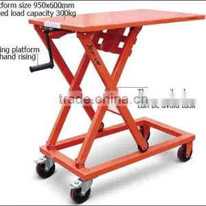 Popular 300/660kg Hand Operated Platform /Lift Table thumbnail-2