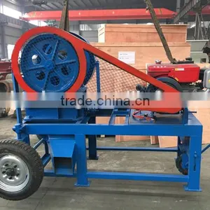 Mini Portable Jaw Crusher/ Small Stone Breaking Machine With Lowest Price thumbnail-3
