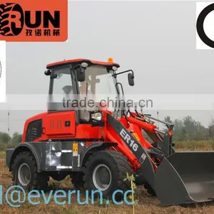 New EVERUN Brand CE/ Euro 3 Abgas Geprueft 1600KG Wheel Loader Mit 0.8m3 Schaufel thumbnail-3