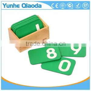 Baby Toy Montessori Math Toys Sandpaper Number With Box thumbnail-1