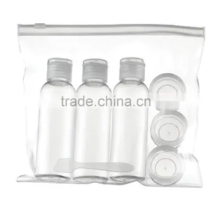 Transparent Toiletry Bag - Holiday Cosmetic Wash Bag Hand Airport Travel Bottles thumbnail-5
