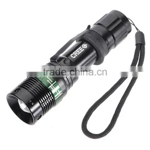 Hot Selling Zoom Rechargeable Aluminium LED Flashlight Tactical Flashlight thumbnail-1