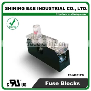 FB-M031PQ Panel and Din Rail Mounted 30A 1 Way Fuse Terminal Block thumbnail-2