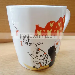 250ml Porcelain Mug With Lid 250ml Round Cermaic Mug With Lid 250ml Round Tea Mug With Lid thumbnail-1