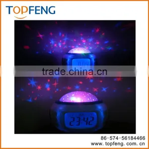 Night Projector and Sound Shooter With 6 Lullabies and 4 Nature Sounds Large LCD Alarm thumbnail-1