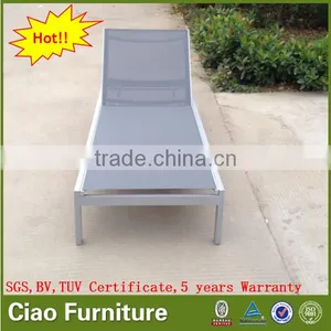 Stackable Outdoor Aluminum Adjustable Chair Chaise Lounge thumbnail-2