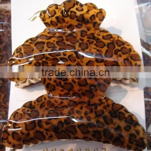 Acryl Hair Claw 9cm, Leopard Design thumbnail-1