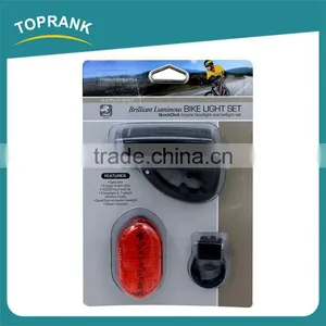 5 LED Super Bright Bicycle Taillight Headlight Waterproof Bike Light Set thumbnail-1